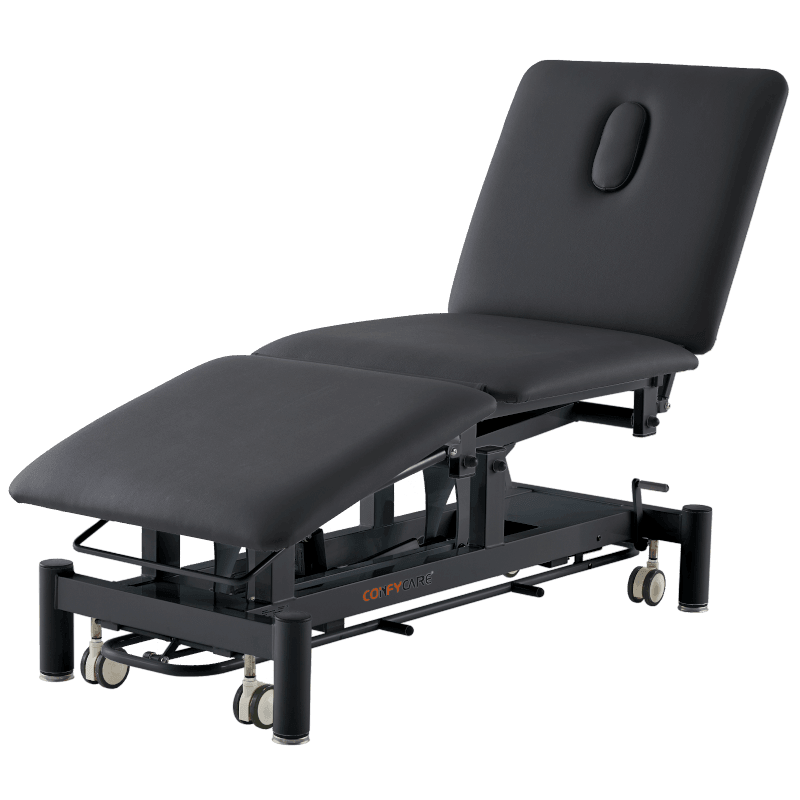 Medical Couch 3 Section Electric Stealth Black LuxeMED