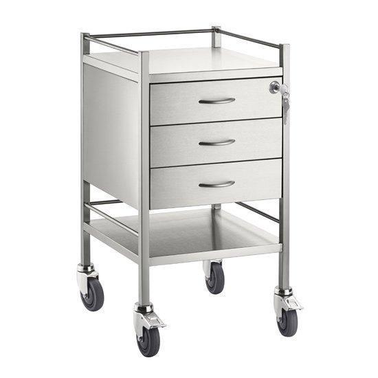 LuxeMED Lockable medical trolley