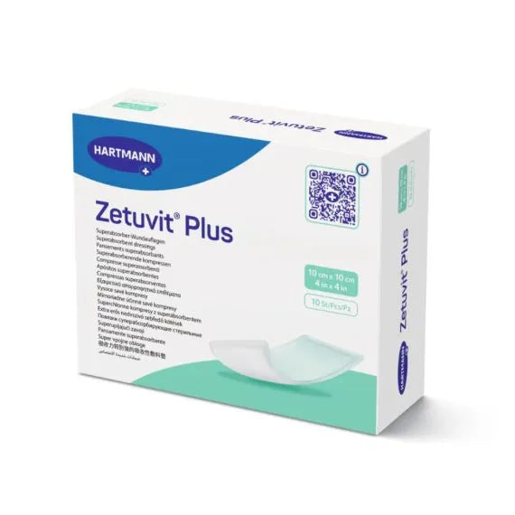 Zetuvit Plus Dressing 10cm X 10cm