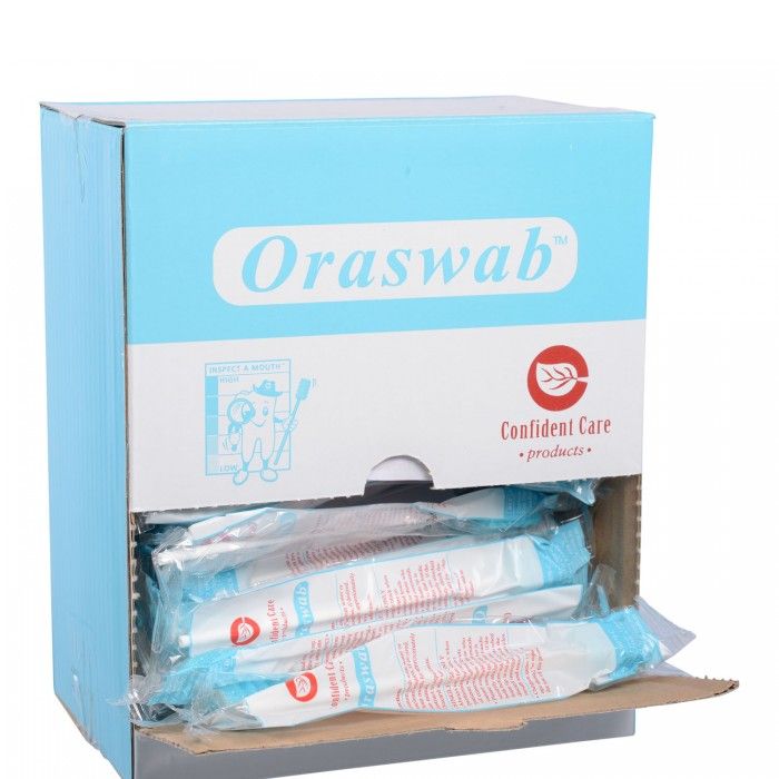 Oral Swab Blue - Box of 100