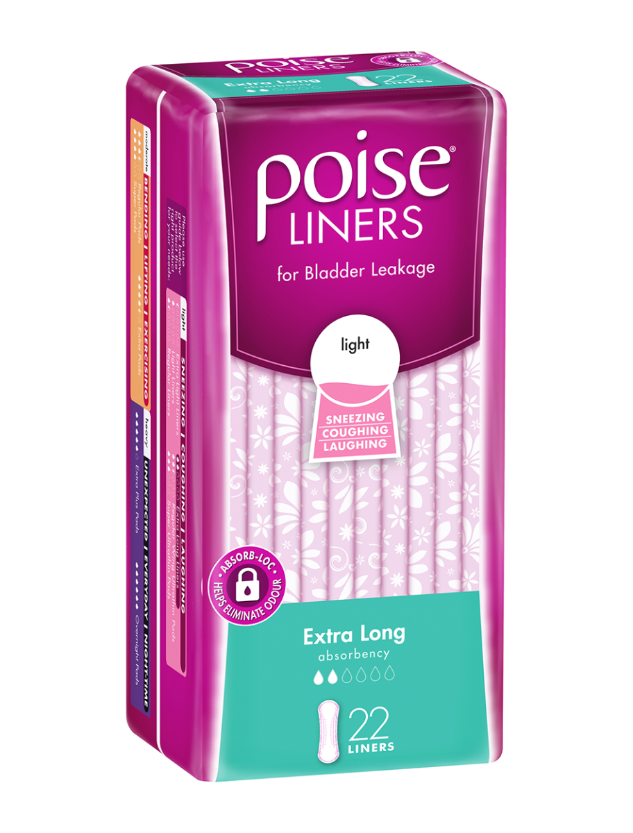 Poise Liners Extra Long for Women