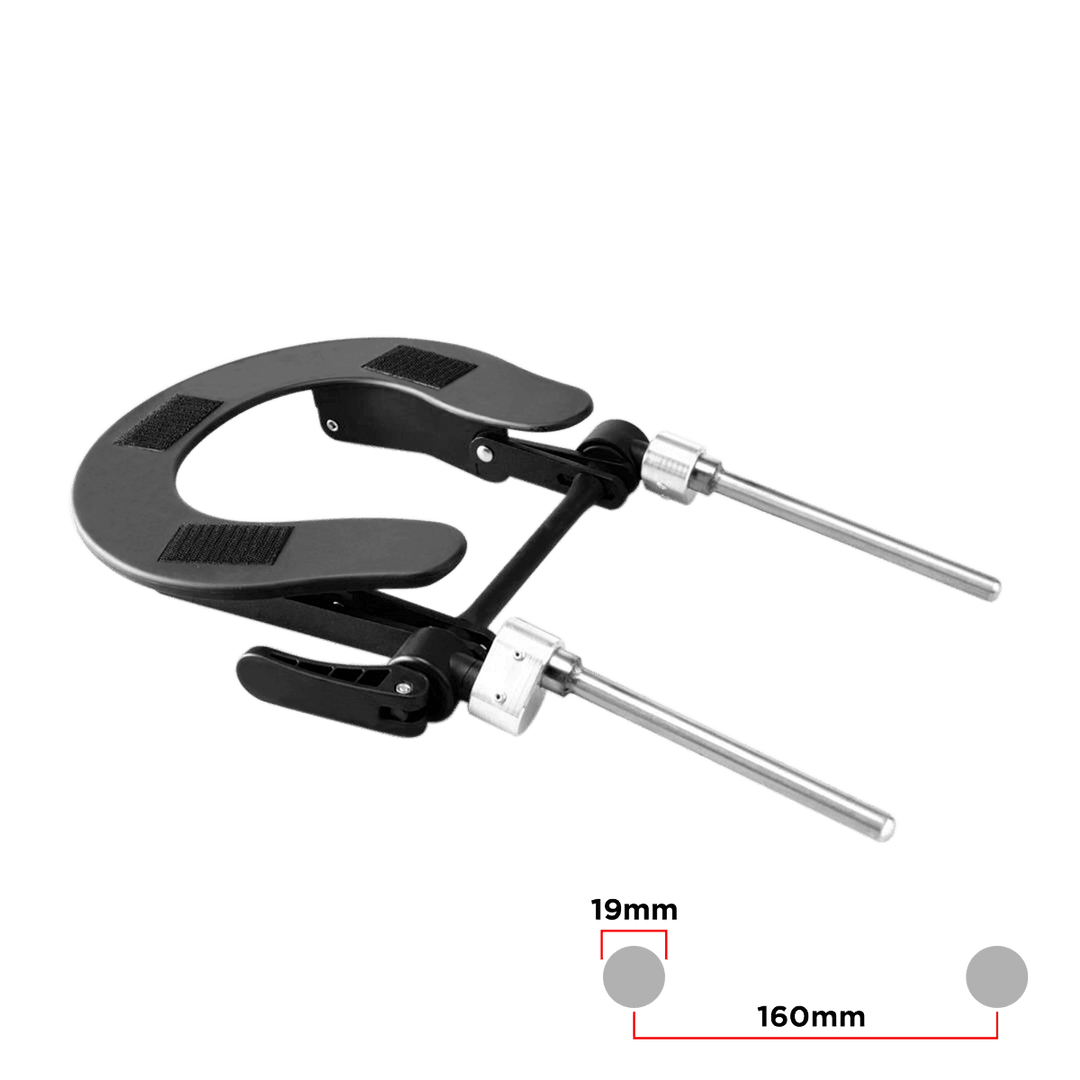 Head Cradle - Size 19/160 (Rods: 19mm Dia./160mm Apart) - LuxeMED
