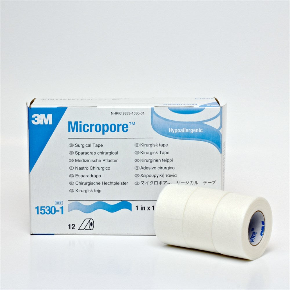 Micropore Surgical Tape 25mm x 9.1m Box 12
