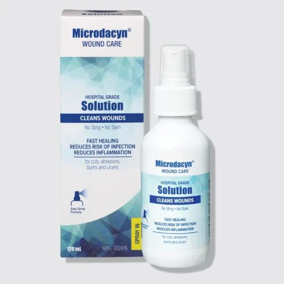 Microdacyn Wound Care Solution Spray 120ml