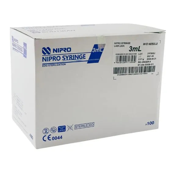 Syringe Luer Lock NIPRO 3ml