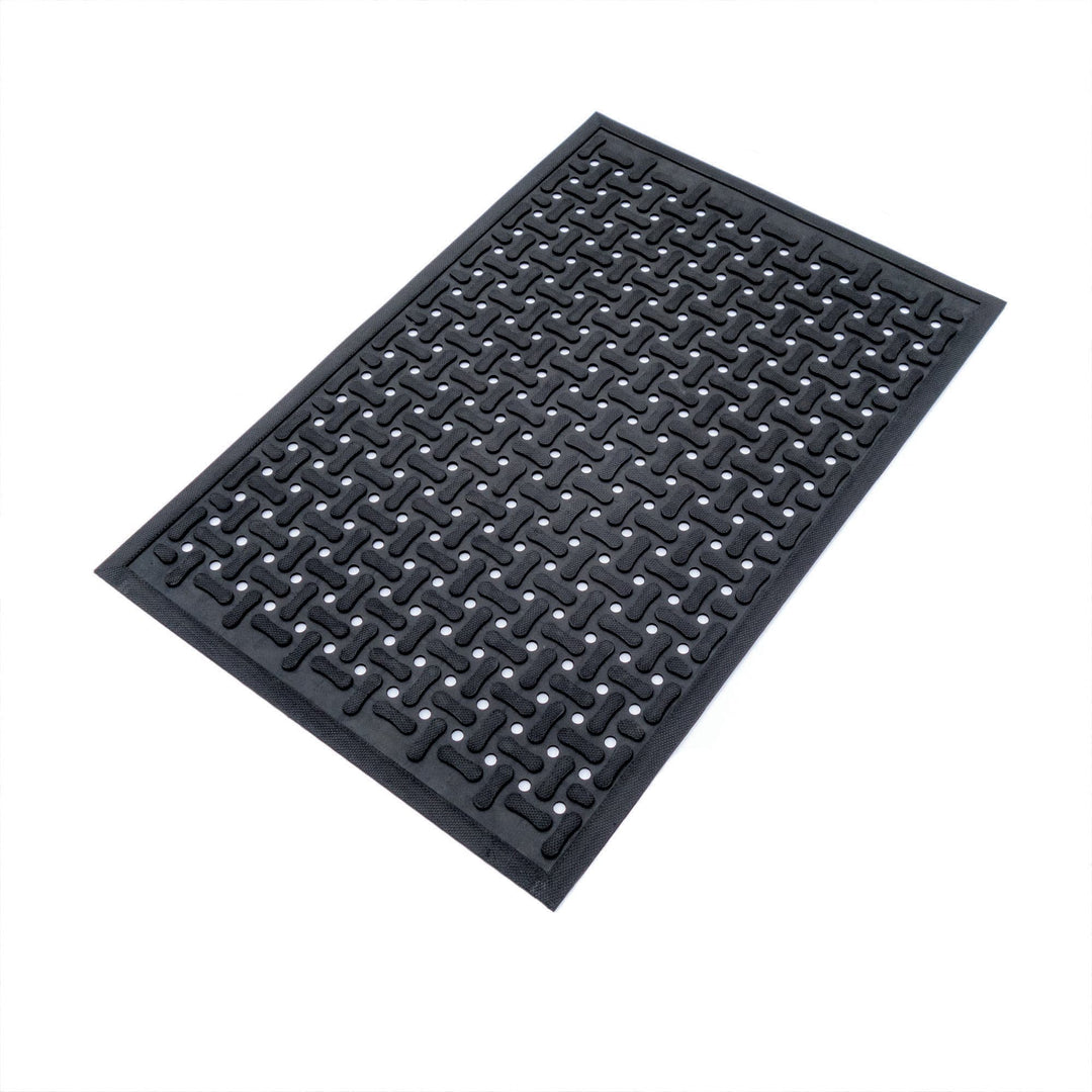 Conni Industrial Rubber Mat - Black