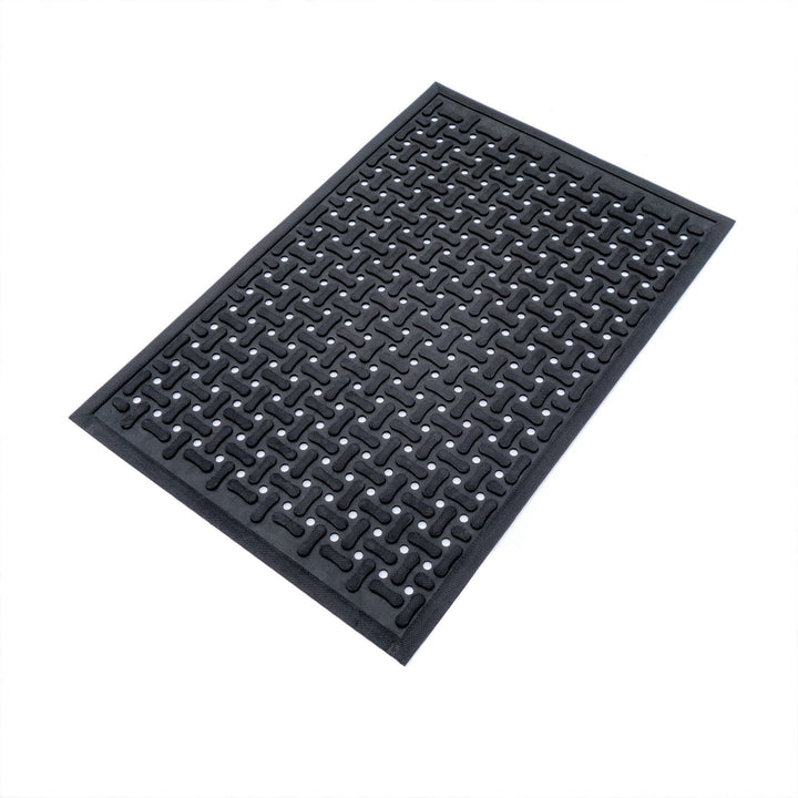 Conni Industrial Rubber Mat - Black
