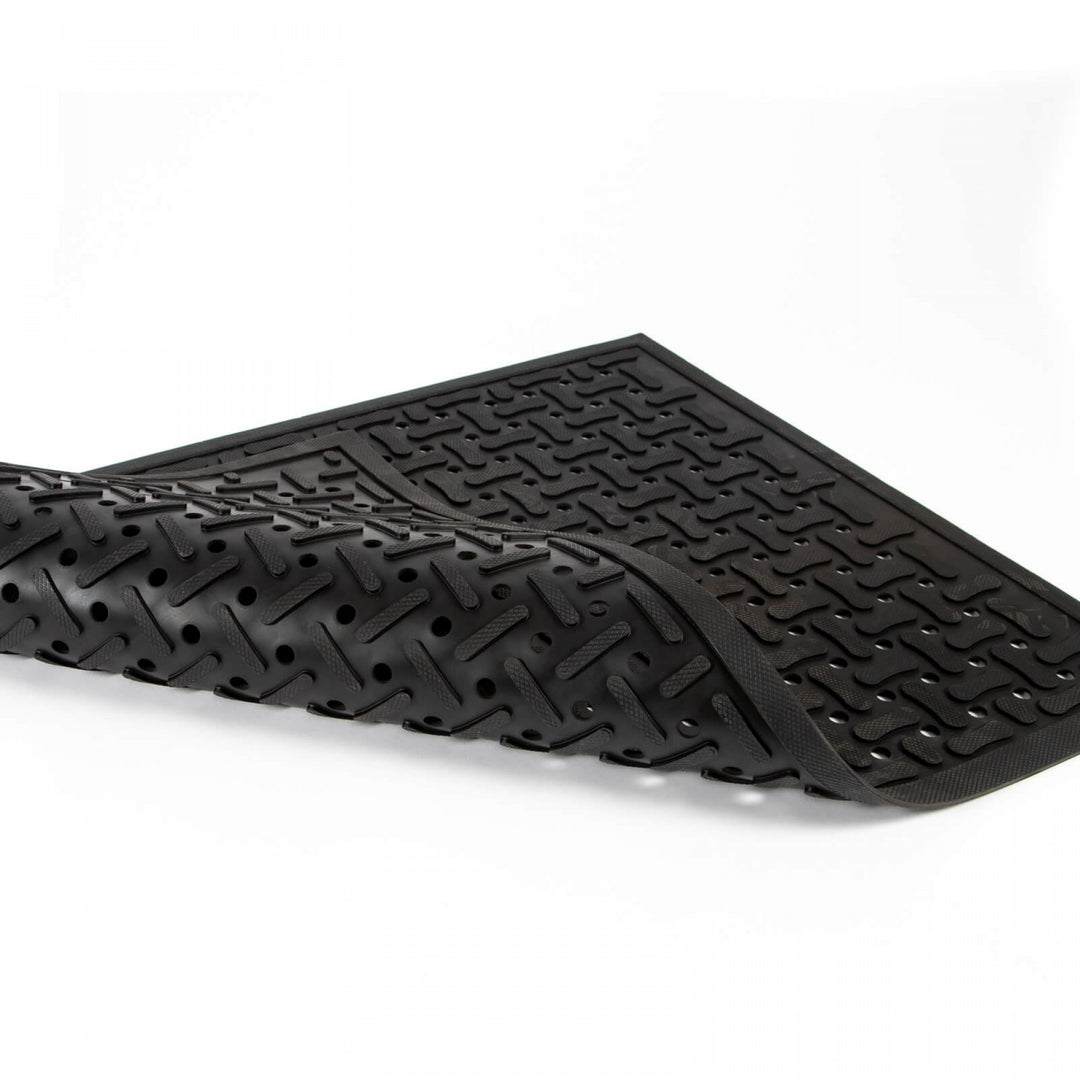 Conni Industrial Rubber Mat - Black
