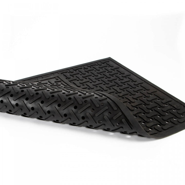 Conni Industrial Rubber Mat - Black