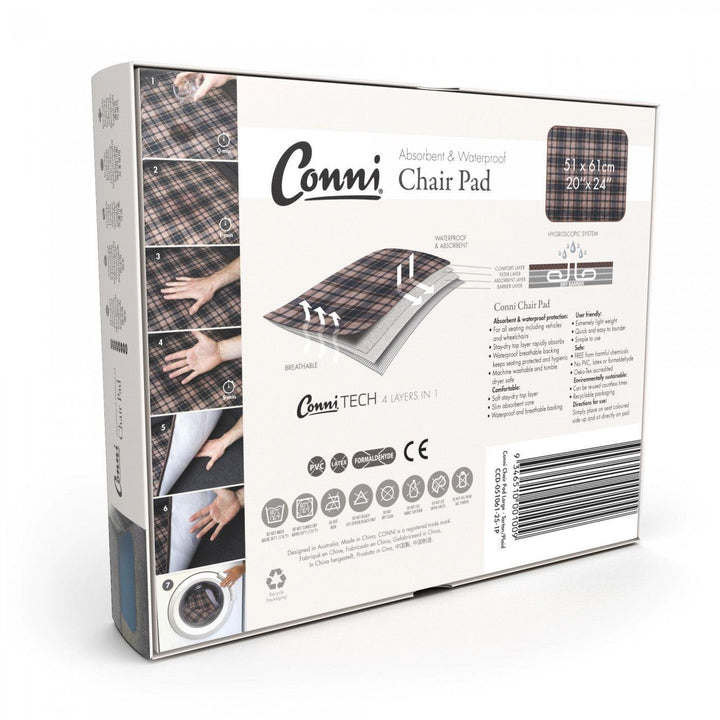 Conni Chair Pad Large Charcoal - LuxeMED