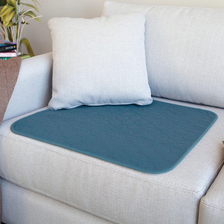 Conni Chair Pad Large - Teal Blue - LuxeMED