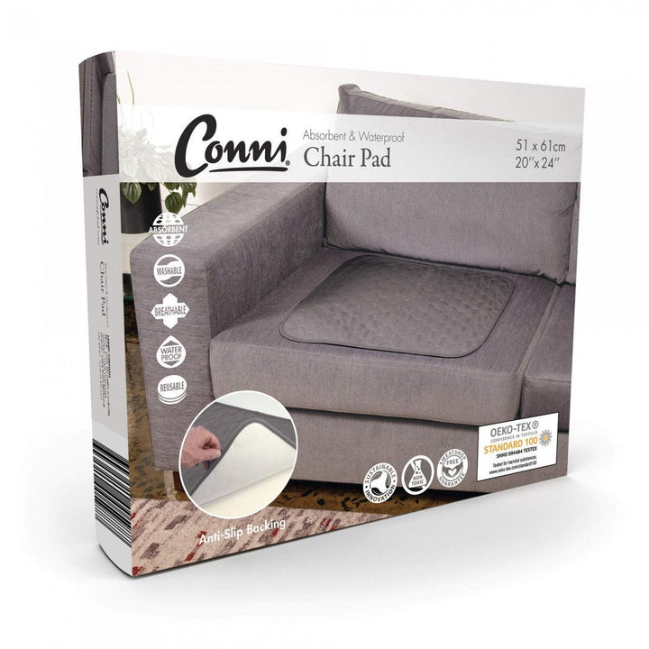 Conni Chair Pad Large Charcoal - LuxeMED