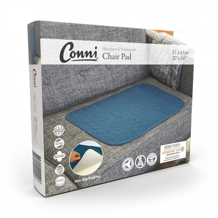 Conni Chair Pad Large - Teal Blue - LuxeMED