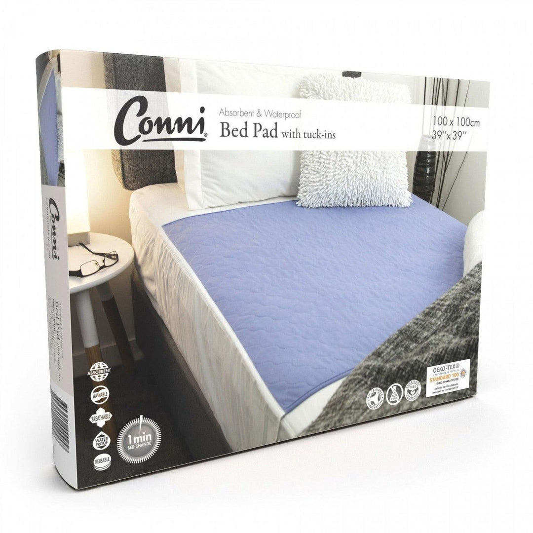 Conni Bed Pad with Tuck-ins - Mauve - LuxeMED