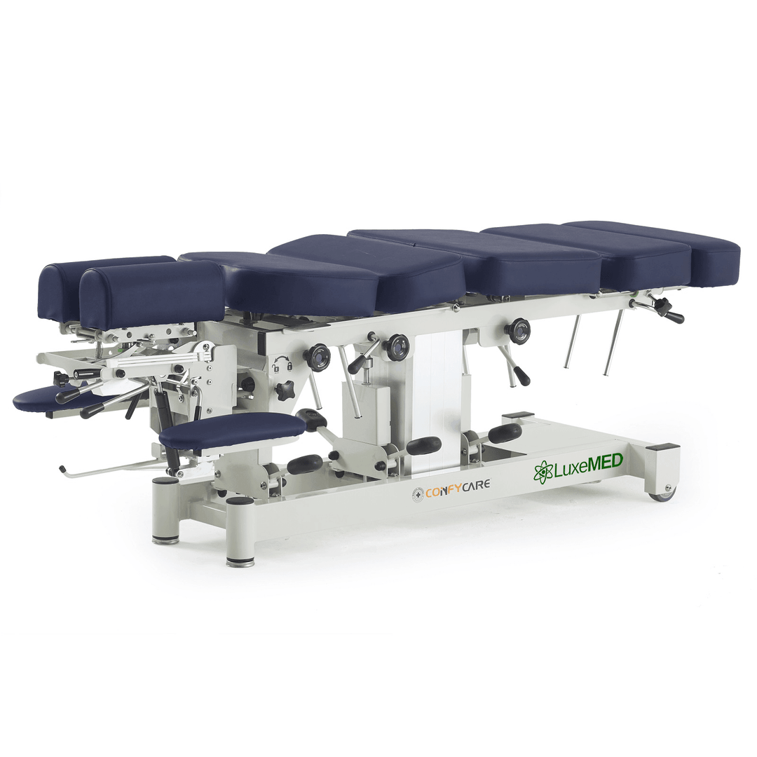 Premium Chiropractic Adjustment Drop Section Table - Electric - LuxeMED