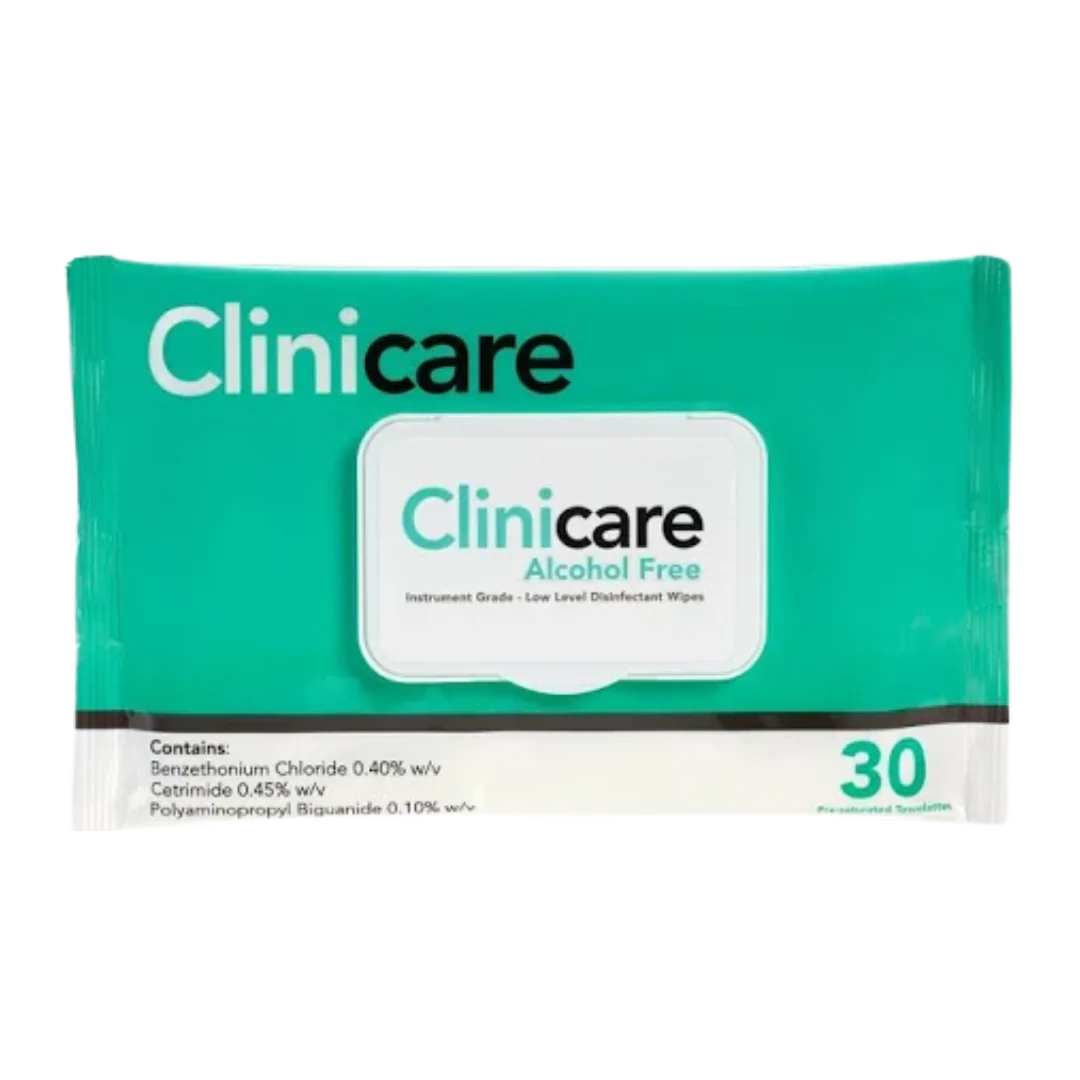 Clinicare Alcohol Free Wipes