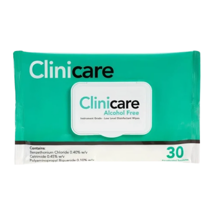 Clinicare Alcohol Free Wipes