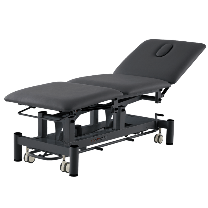 Medical Couch - 3 Section Electric - Stealth Black - LuxeMED