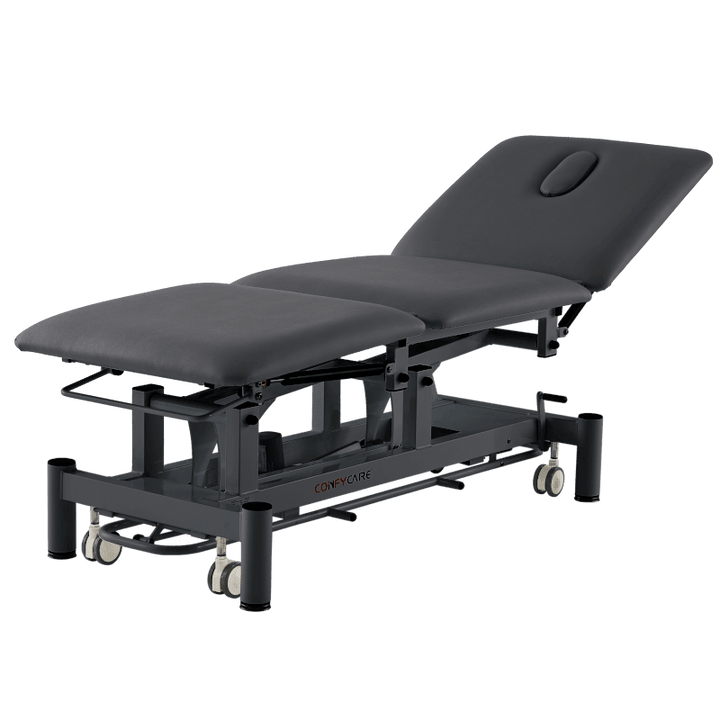 Medical Couch - 3 Section Electric - Stealth Black - LuxeMED