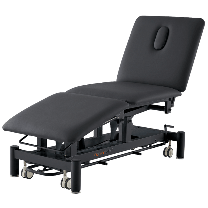 Medical Couch - 3 Section Electric - Stealth Black - LuxeMED