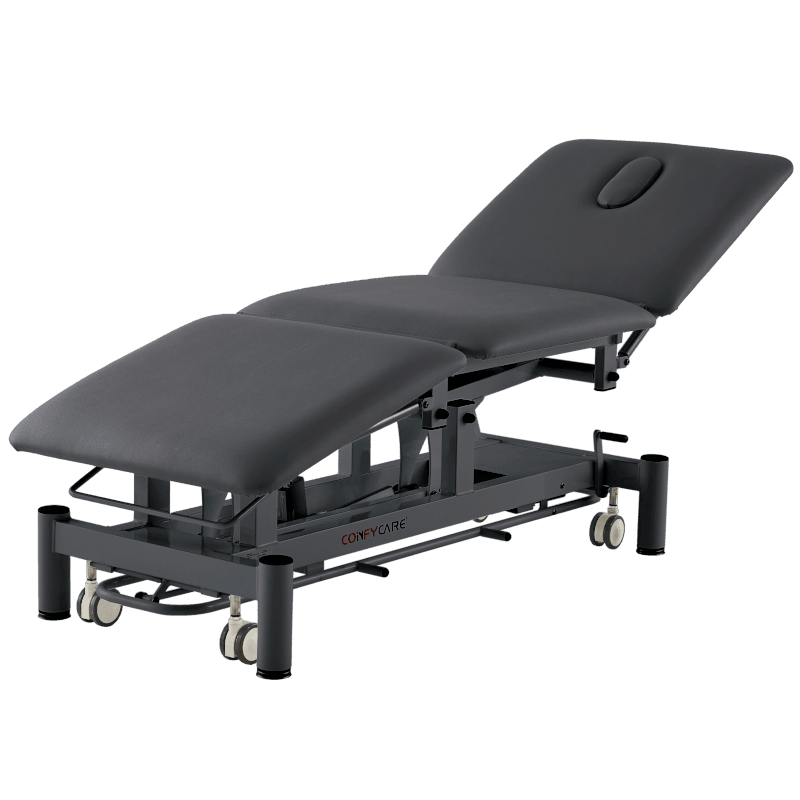 Medical Couch - 3 Section Electric - Stealth Black - LuxeMED