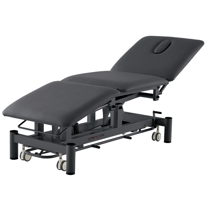 Medical Couch - 3 Section Electric - Stealth Black - LuxeMED