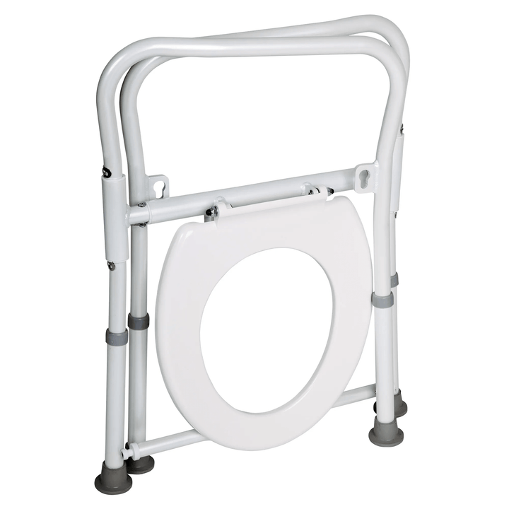 Homecraft Aluminium Folding Over Toilet Aid, without Bucket and Lid
