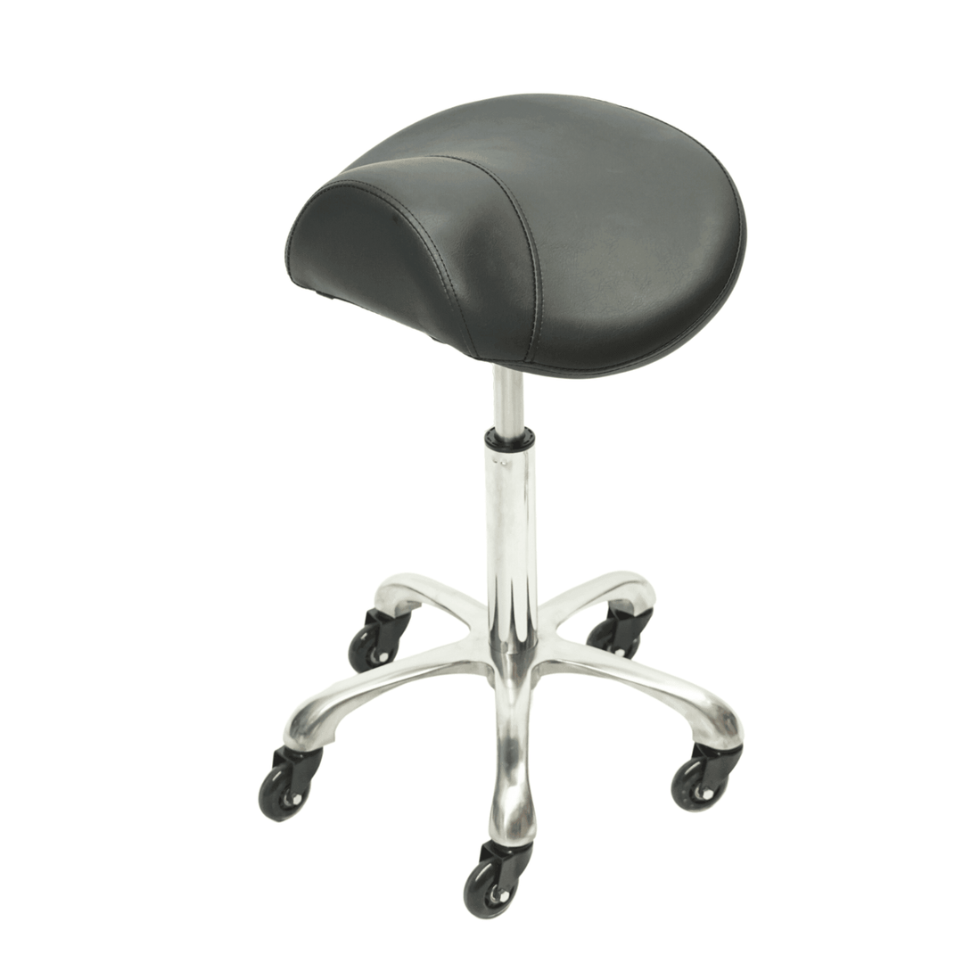 LM Saddle Stool - Black - LuxeMED