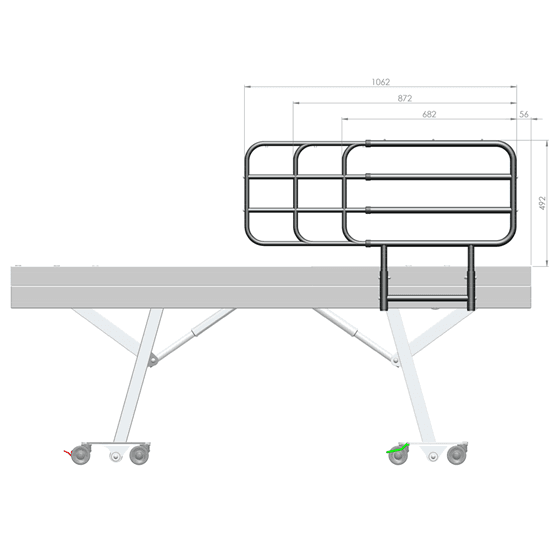 Aspire Extendable Bed Rail - LuxeMED