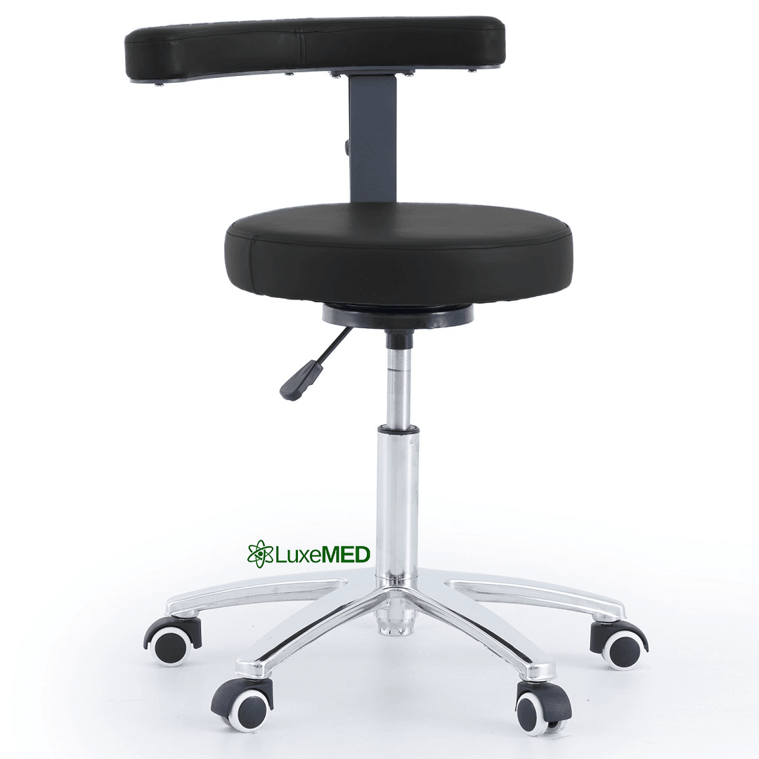 Round Stool With Armrest - LuxeMED