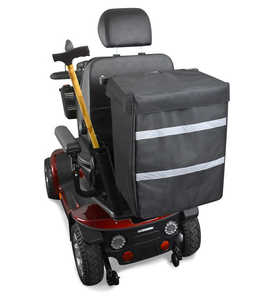 Mobility Scooter Bag (Rear) and Cane Holder