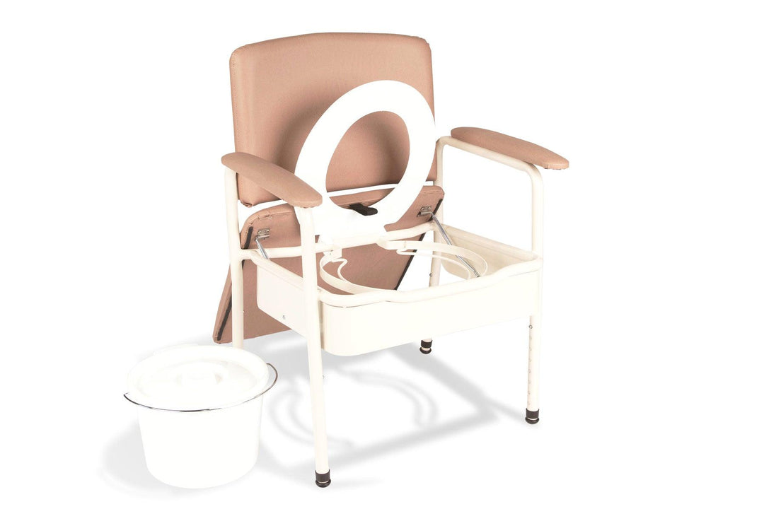 Pan For Commode Hero Medical Bedside Commode Pan Deluxe Padded – LuxeMED