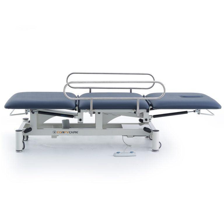 Three Section Medical Treatment Couch With Side Rails - LuxeMED