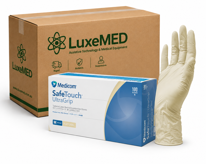 SafeTouch Ultra Grip - Latex Powder Free Textured Examination Gloves