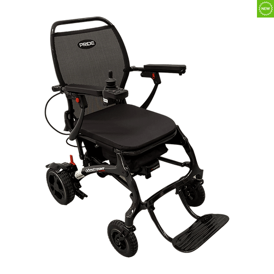Pride Litestream Folding Carbon Fibre Power Wheelchair [HIRE ONLY]