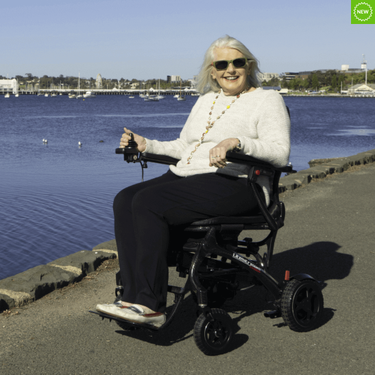 Pride Litestream Folding Carbon Fibre Power Wheelchair [HIRE ONLY]