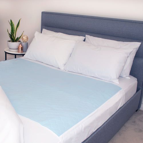 Waterproof & Absorbent Bed Pad - Rosie Double 138x100cm