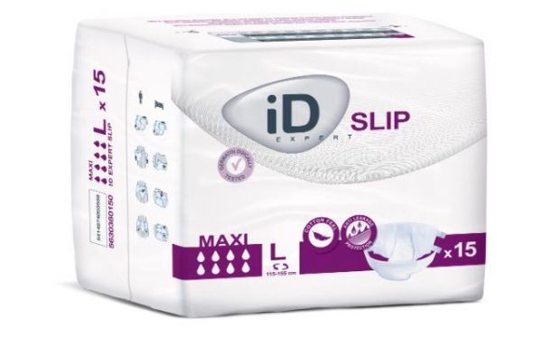ID Expert All In One Briefs Slip Maxi Large 115-155cm 4500ml Box (45)