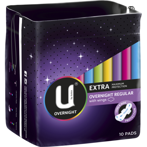U By Kotex - Extra Pads Regular with Wings