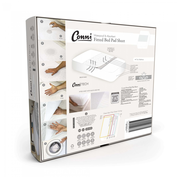 Conni Fitted Bed Pad Sheet
