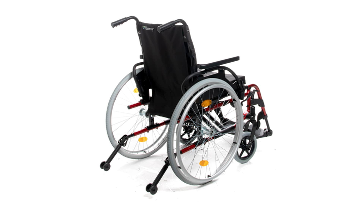 BREEZY BasiX² Lightweight SP Wheelchair SOLID Tyres RED