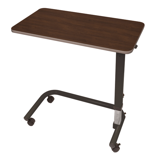 Aspire Overbed Table - Gunmetal Frame [Hire Only]