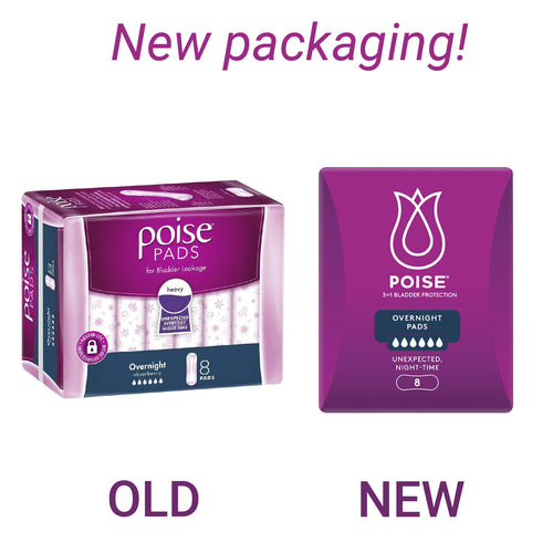Poise Overnight Pads 91871