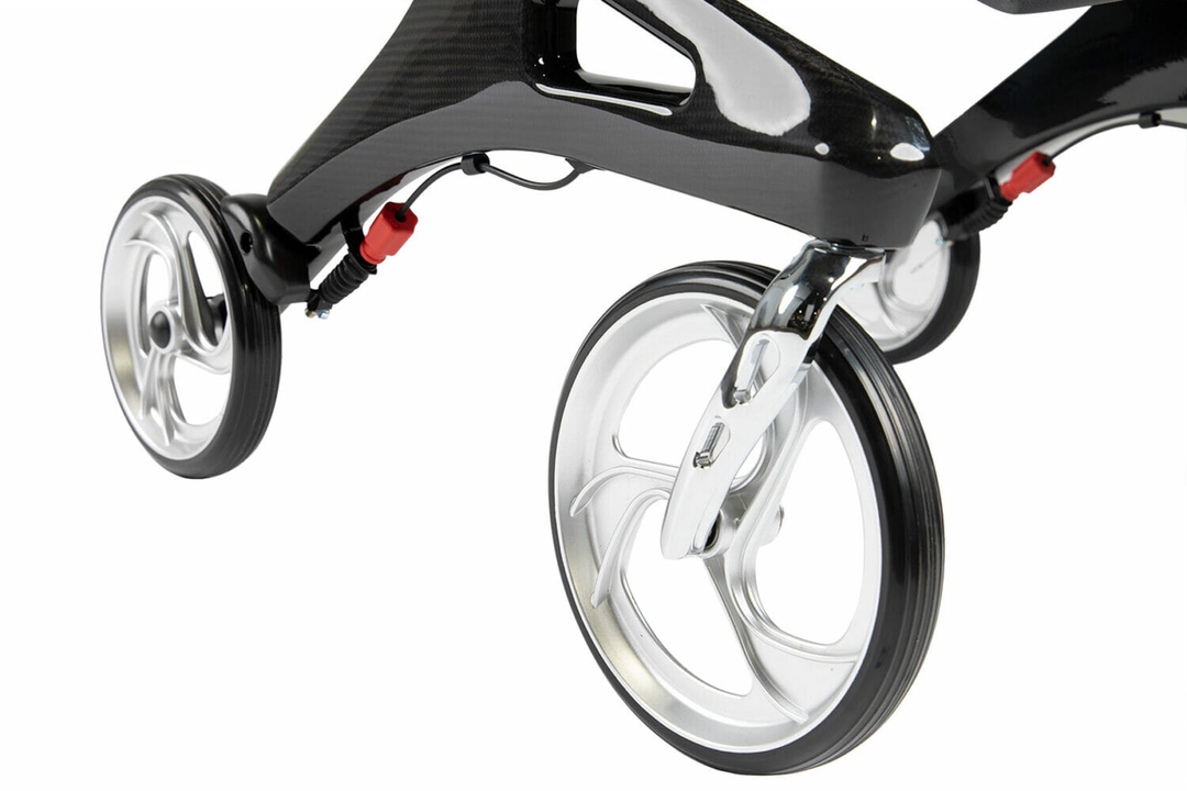 Hero Medical Heavy Duty Outdoor Lite Seat Walker (Carbon Fibre)