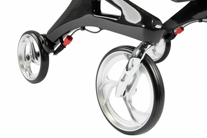 Hero Medical Heavy Duty Outdoor Lite Seat Walker (Carbon Fibre)
