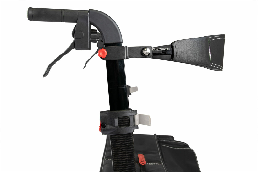 Hero Medical Heavy Duty Outdoor Lite Seat Walker (Carbon Fibre)