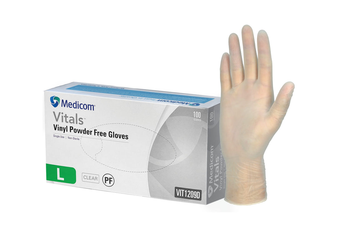 Vitals - Vinyl Powder Free Gloves