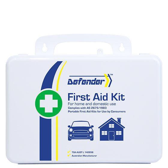 DEFENDER 3 Series Plastic Waterproof First Aid Kit 17.6 x 24.8 x 7.6cm - LuxeMED