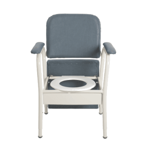 Aspire Deluxe Bedside Commode Slate LuxeMED
