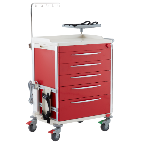 Emergency Trolley - With all accessories - LuxeMED